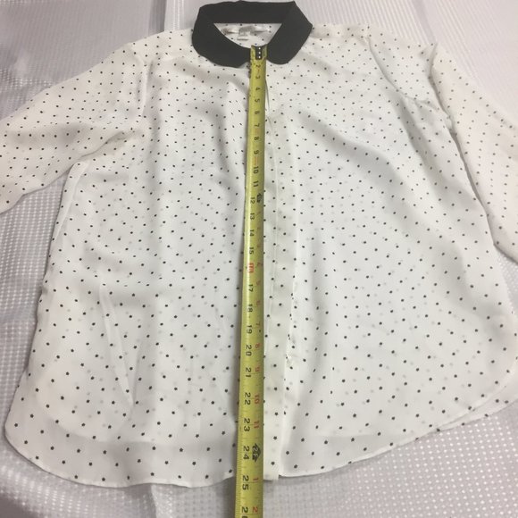 LC Lauren Conrad dress Blouse Size M - Picture 10 of 12